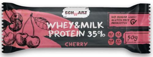 Батончик протеиновый Schwarz 33% Вишня с высоким содержанием протеина 50гр