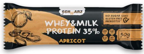 Батончик протеиновый Schwarz 33% Курага ИМО с высоким содержанием протеина, 50 гр