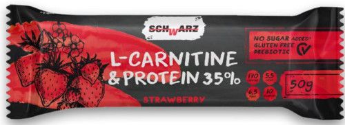 Батончик протеиновый Schwarz 33% Клубника в йогурте с высоким содержанием протеина, 50 гр